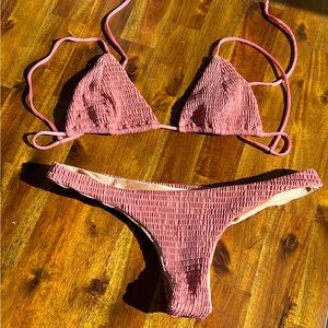 SIE swim set pink coral bikini